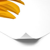 Halve Zonnebloem Spreuken 31:25 Bijbelvers Aangepa Perfect Poster (Hoek)