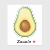 Halved Avocado Sticker (Vel)