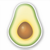 Halved Avocado Sticker (Voorkant)