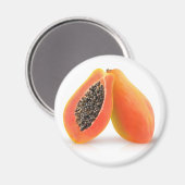 Halved papaya magneet (Voorkant / Achterkant)