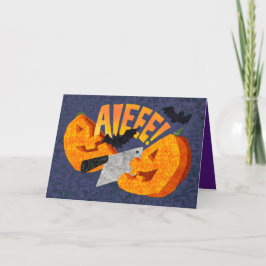 Halveer een verrukkelijke Halloween Jack O Lantern Kaart