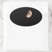 halvemaan ovale sticker (Tas)
