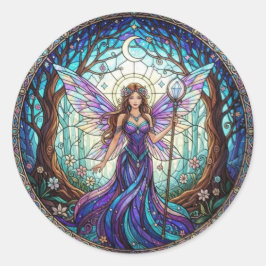HalveMaanFee Ronde Sticker