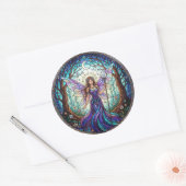 HalveMaanFee Ronde Sticker (Envelop)