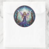 HalveMaanFee Ronde Sticker (Tas)