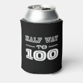Halverwege 100 Grappige 50ste Verjaardag Blikjeskoeler (Blikje Achterkant)