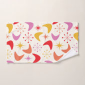 Halverwege de eeuw Boomerang en Atomic Starbursts Bad Handdoek (Handdoek)