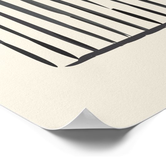 Halverwege de eeuw minimale boog poster (Hoek)