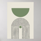 Halverwege de eeuw minimale boogbalans poster (Voorkant)