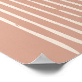 Halverwege de eeuw minimale geometrische boog poster (Hoek)