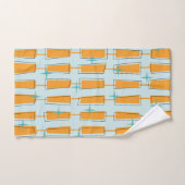 Halverwege de eeuw moderne atoomblokken Aqua, Sina Bad Handdoek (Handdoek)