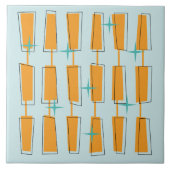 Halverwege de eeuw moderne atoomblokken Aqua, Sina Tegeltje (Voorkant)