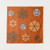 Halverwege de eeuw moderne sterrenbeelden verbrand wandkleed (Voorkant (horizontaal))