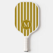 Halverwege de eeuw Polo Striping Desert Sage Monog Pickleball Paddle (Achterkant)