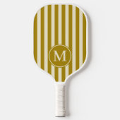 Halverwege de eeuw Polo Striping Desert Sage Monog Pickleball Paddle (Voorkant)