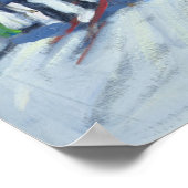 Halverwege de ochtend op de Piste 2004 Poster (Hoek)