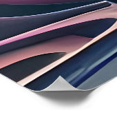 Halverwege een Abstract Futurisme Poster (Hoek)