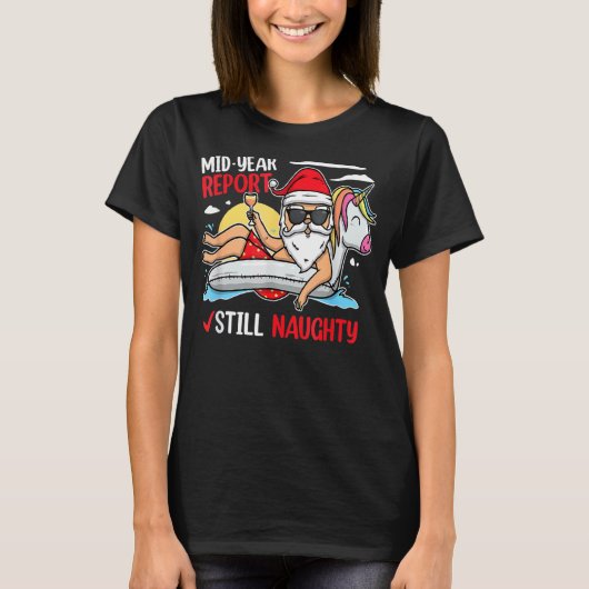 Halverwege het jaar verslag Kerstmis in juli T-shirt (Voorkant)