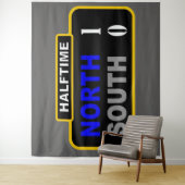 HALVERWEGE, NOORD 1 ZUID 0 WANDKLEED (In situ)