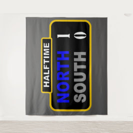 HALVERWEGE, NOORD 1 ZUID 0 WANDKLEED