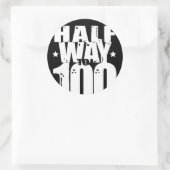 Halverwege tot 100 Grappige 50e Verjaardag Ronde Sticker (Tas)