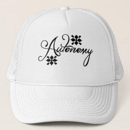 Halverwege zal het niet doorknippen trucker pet