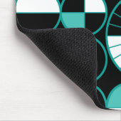 Halves Black Turquoise uit de middeleeuwse moderne Muismat (Hoek)