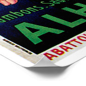 Ham Alhambra Food and Art Poster (Hoek)