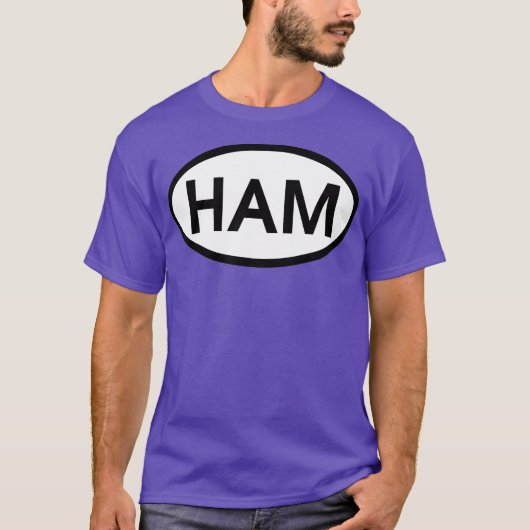 HAM amateur radio T-shirt (Voorkant)