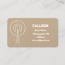 Ham Amateur Radio Visitekaartje