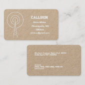 Ham Amateur Radio Visitekaartje (Voorkant / Achterkant)