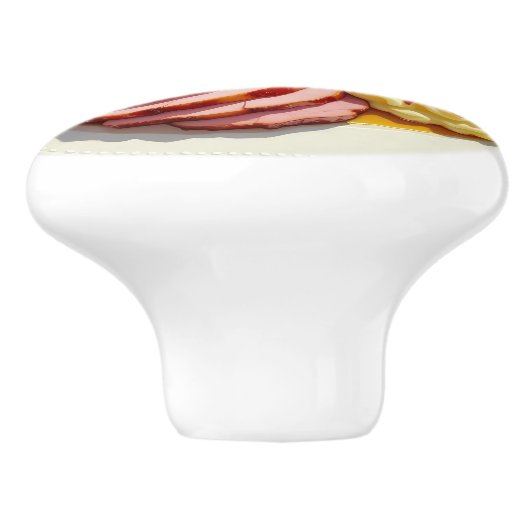 Ham, Beans and Potatoes Dinner Keramische Knop (Zijkant)