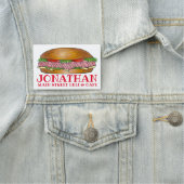 Ham Cheese Deli Submarine Hoagie Sandwich Deli Naamplaatje (In situ)