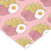 Ham Egg en Chips British Cuisine Pub Food Cooking Tafelkleed (Gekanteld)
