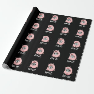 Ham-gry Funny Animal Pig Cadeaupapier
