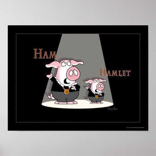 HAM/HAMLET poster van Sandra Boynton (Voorkant)