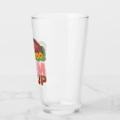 Ham het op Roze Glazed Holiday Paasingang Glas (Links)