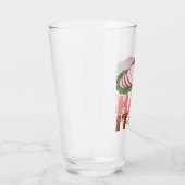 Ham het op Roze Glazed Holiday Paasingang Glas (Rechts)