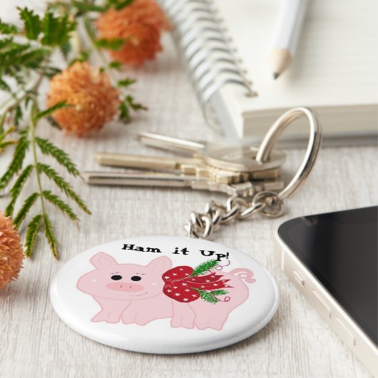 Ham het op! sleutelhanger (Zijkant)