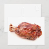 Ham hock briefkaart (Voorkant / Achterkant)