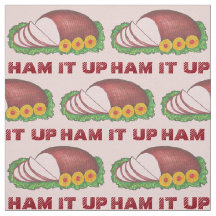 HAM IT UP Holiday Hams Funny Food Kerstmis