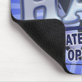 HAM LOGO BLUE AMATEUR RADIOOPERATOR MUISMAT (Hoek)