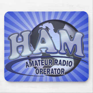 HAM LOGO BLUE AMATEUR RADIOOPERATOR MUISMAT