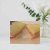 Ham n kaas sandwich CARD Briefkaart (Staand voorkant)
