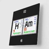 HAM Periodic Chemical Elements Wall klok (Hoek)