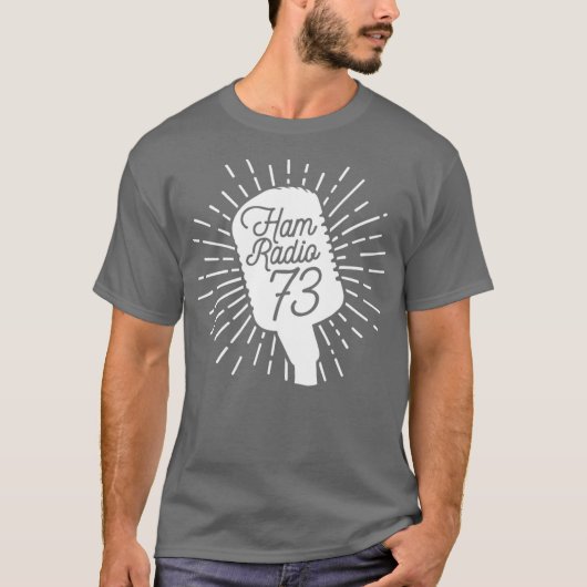 Ham Radio 73 Burst T-shirt (Voorkant)