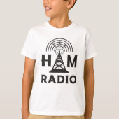HAM Radio Amateur Operator Antenna Code Cadeauidee T-shirt (Voorkant)