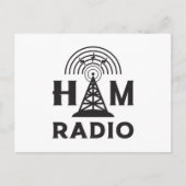 HAM Radio Amateur Operator Antenne Code Gift Idee Briefkaart (Voorkant)