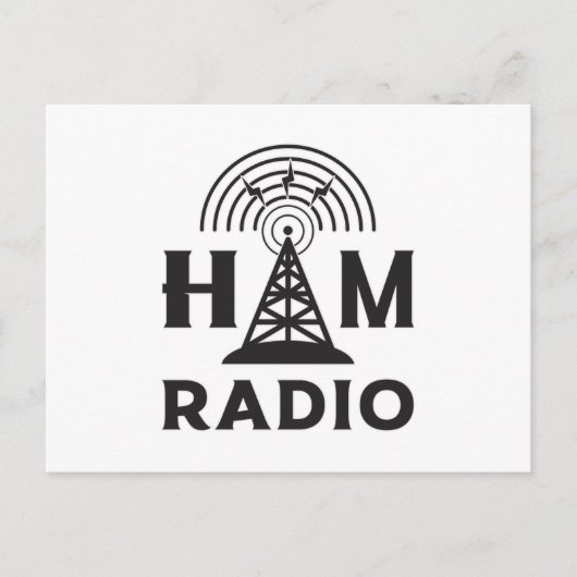 HAM Radio Amateur Operator Antenne Code Gift Idee Briefkaart (Voorkant)