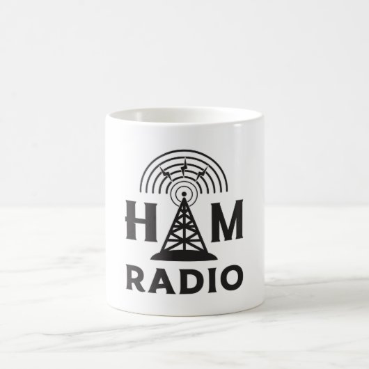 HAM Radio Amateur Operator Antenne Code Gift Idee Koffiemok (Center)